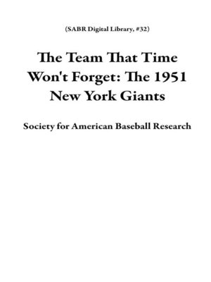 cover image of The Team That Time Won't Forget